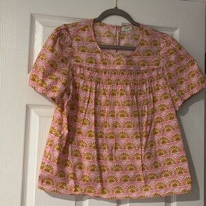 Adorable Puff Sleeves J Crew Top